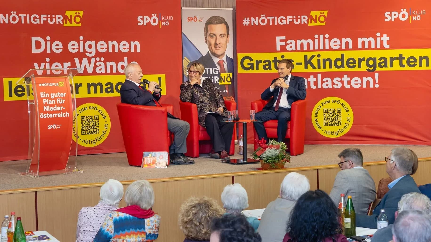 In Prottes traf SPÖ-Niederösterreich-Chef Sven Hergovich auf Michael Häupl